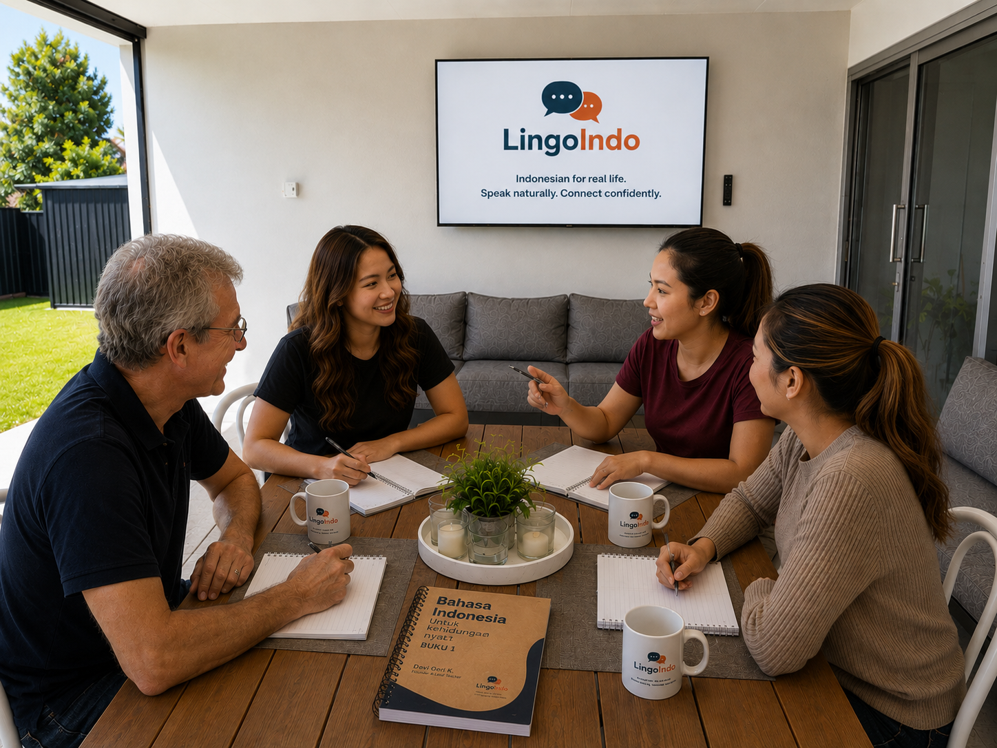 A Wednesday Indonesian group class in Carramar